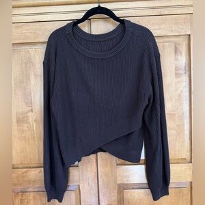 Lululemon Reversible Crossover Sweater Espresso